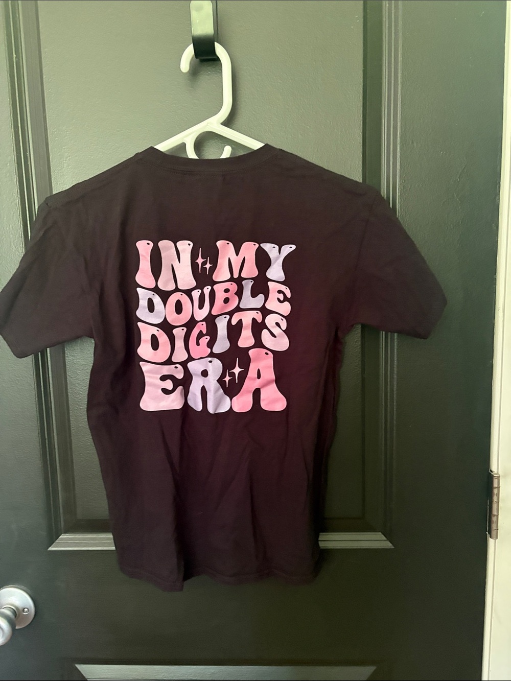 In my double digits era birthday shirt youth large gildan soft style shirt